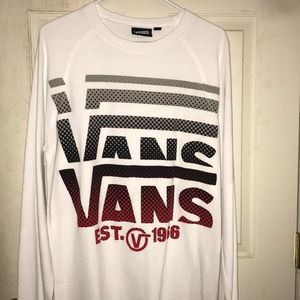 White Vans long sleeve shirt